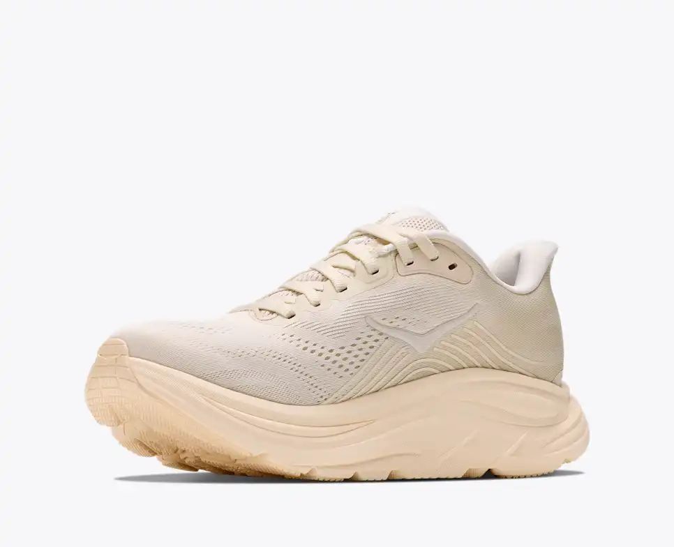 Hoka Bondi 8 — Cream / Beige