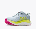 Hoka Bondi 8 — Light Blue / Lime Yellow / Pink