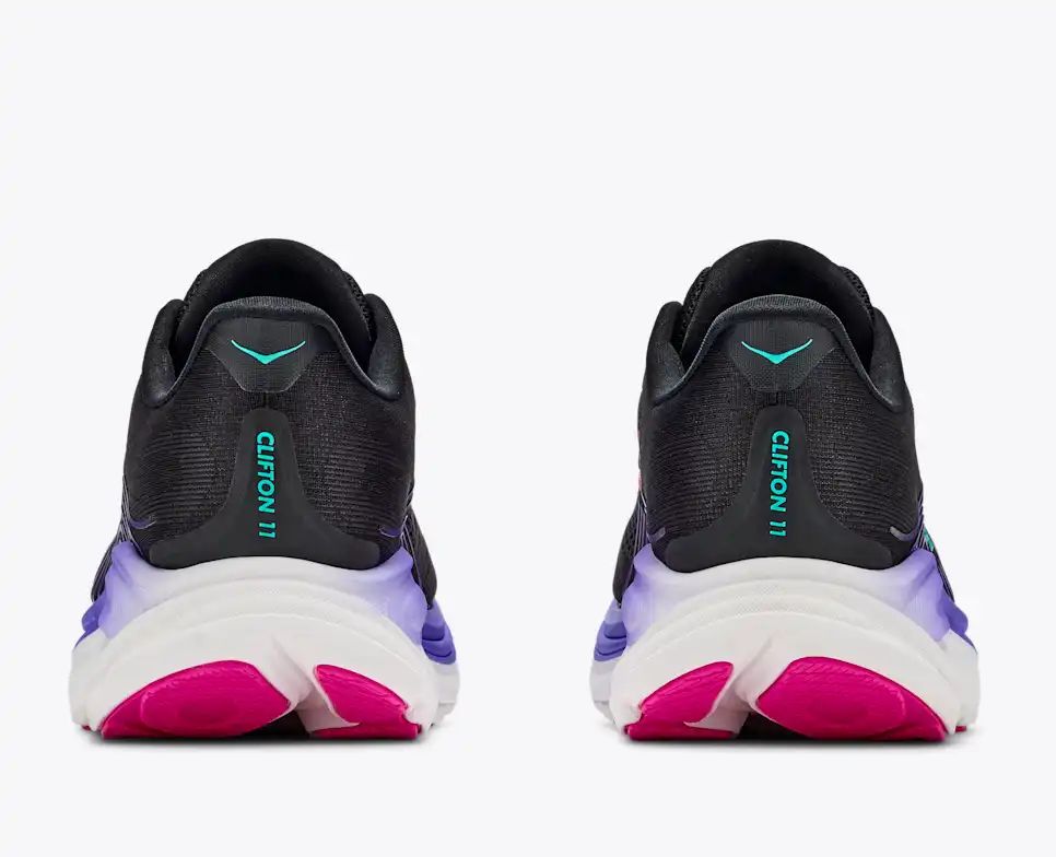 Hoka Bondi 8 — Black / Purple / Hot Pink