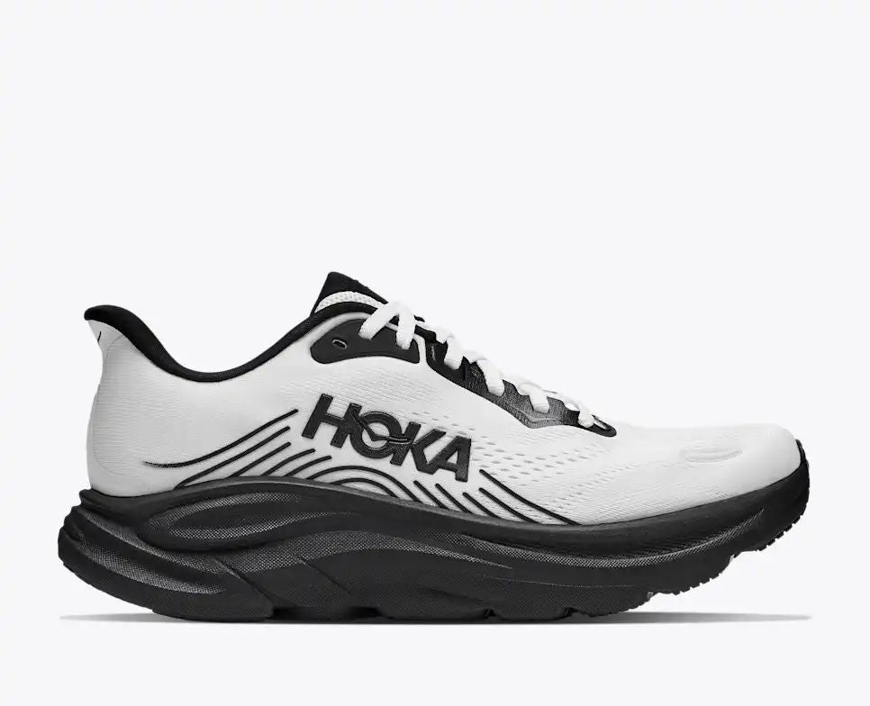 Hoka Bondi 8 — White / Black