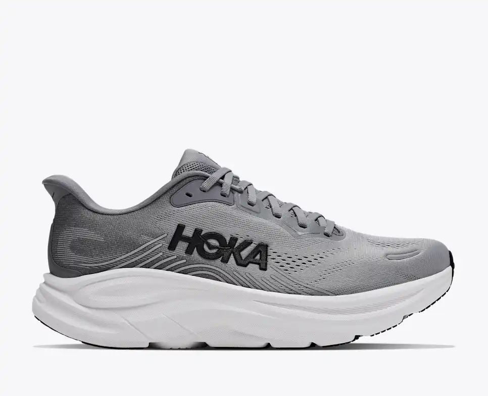 Hoka Bondi 8 — Gray / White