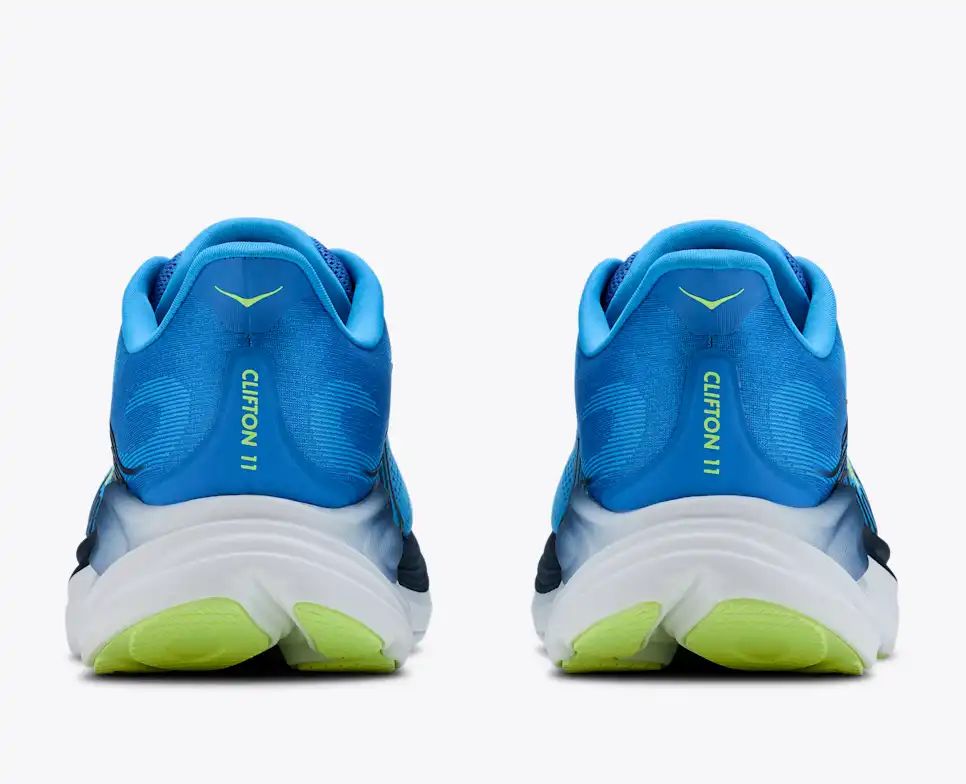 Hoka Bondi 8 — Bright Blue / Lime Green