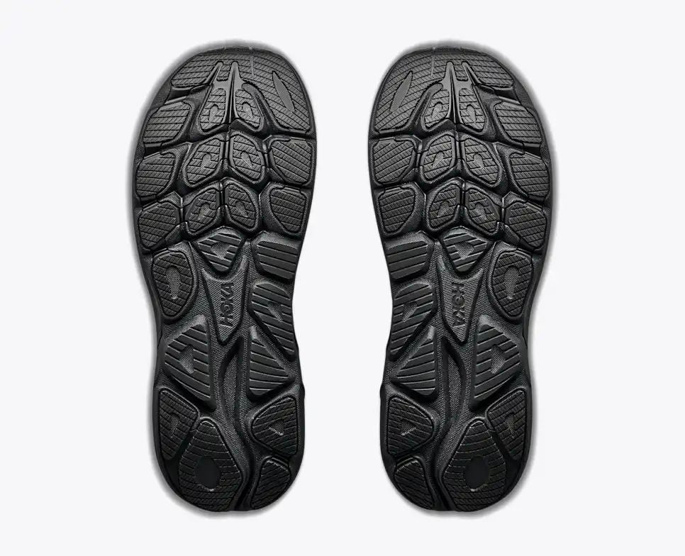 Hoka Bondi 8 — Black / Silver / Burgundy