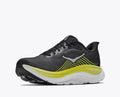 Hoka Bondi 8 — Black / Silver / Lemon Yellow