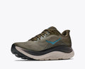 Hoka Bondi 8 — Olive Green / Teal / Beige