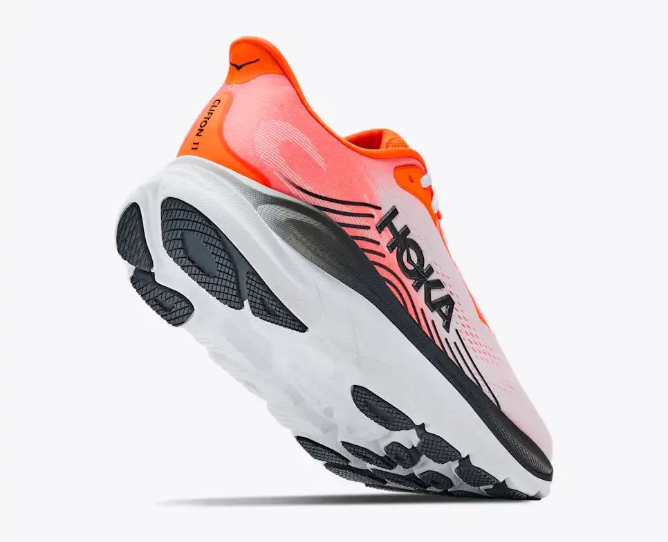 Hoka Bondi 8 — Pink / Orange / Black / White