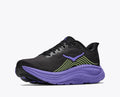 Hoka Bondi 8 — Black / Light Green / Purple