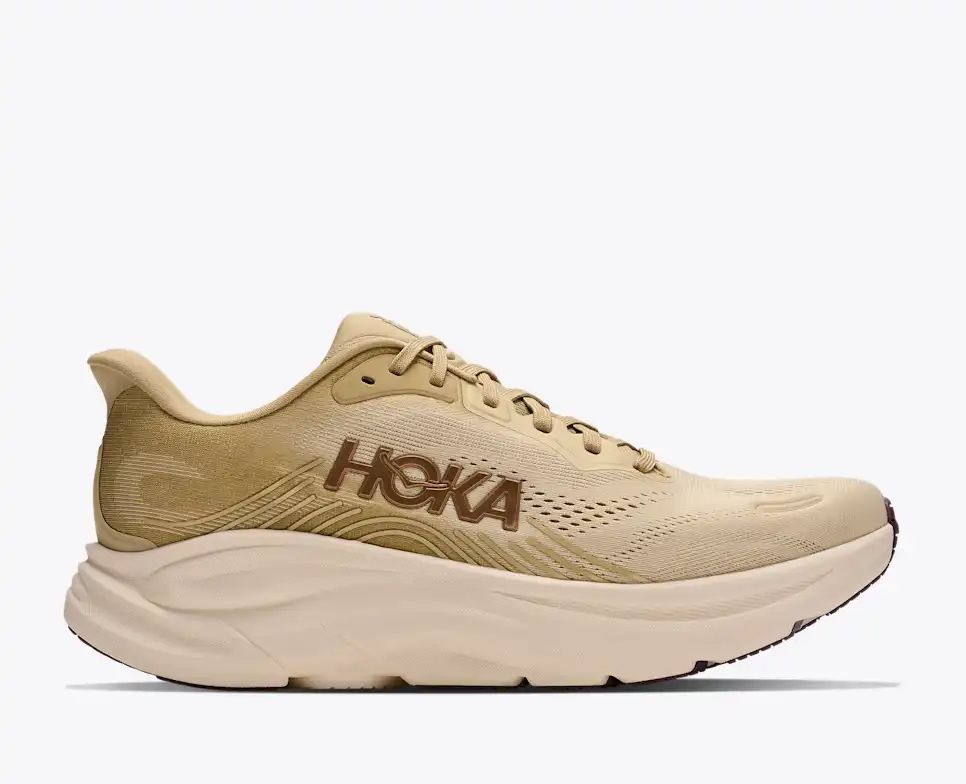 Hoka Bondi 8 — Cream / Beige
