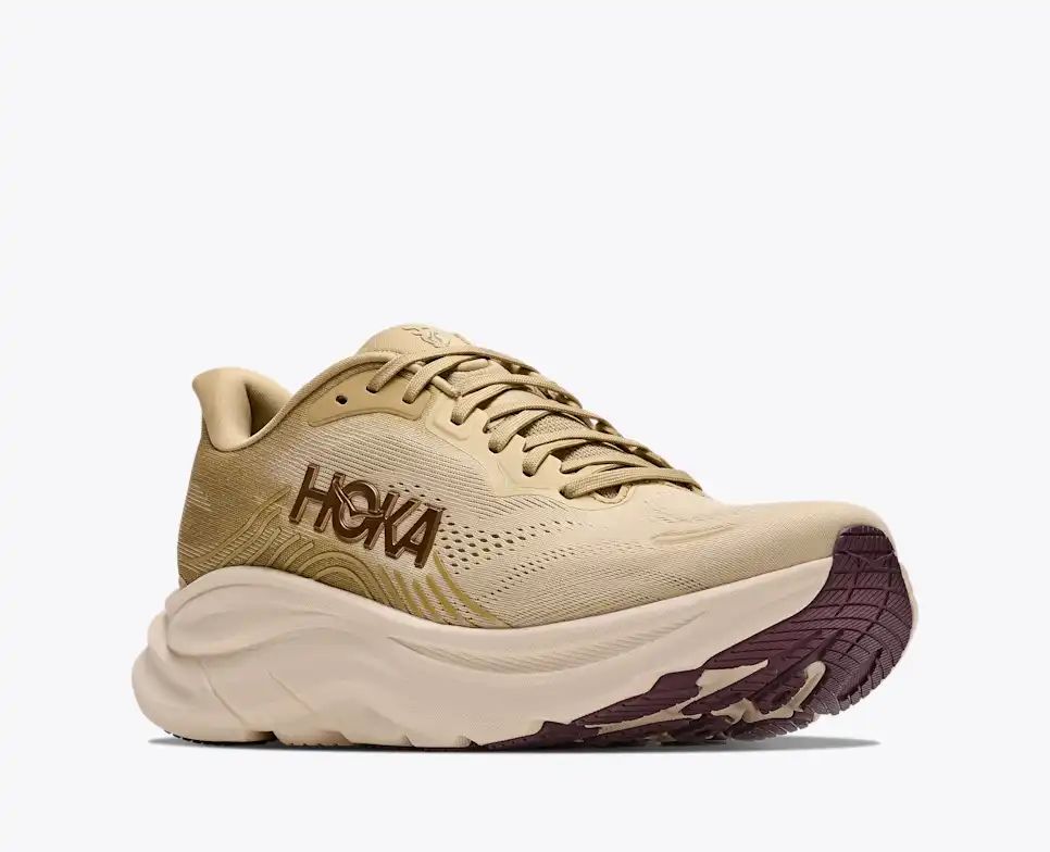 Hoka Bondi 8 — Cream / Beige