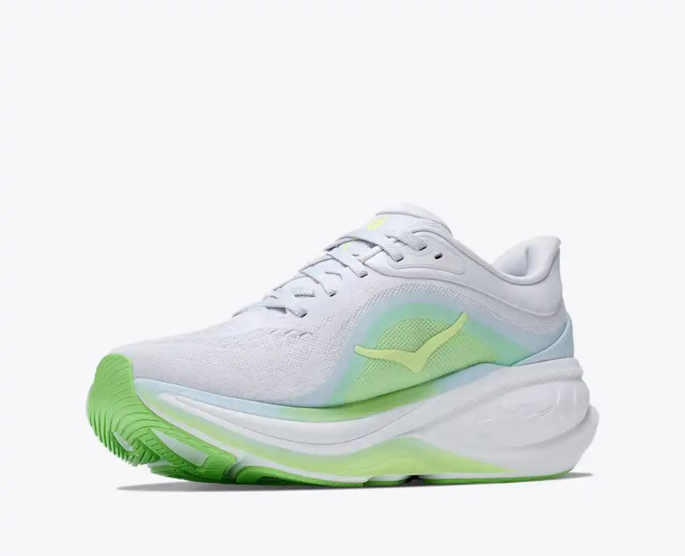 Hoka Bondi 8 — White / Light Green
