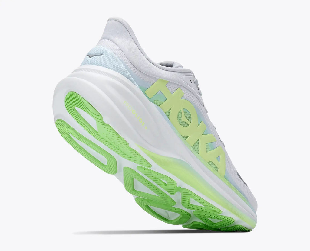 Hoka Bondi 8 — White / Light Green