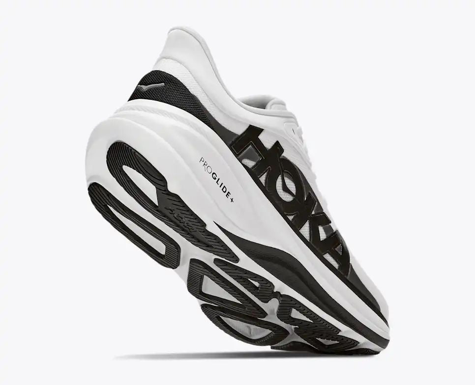 Hoka Pro Glide+ — White / Black