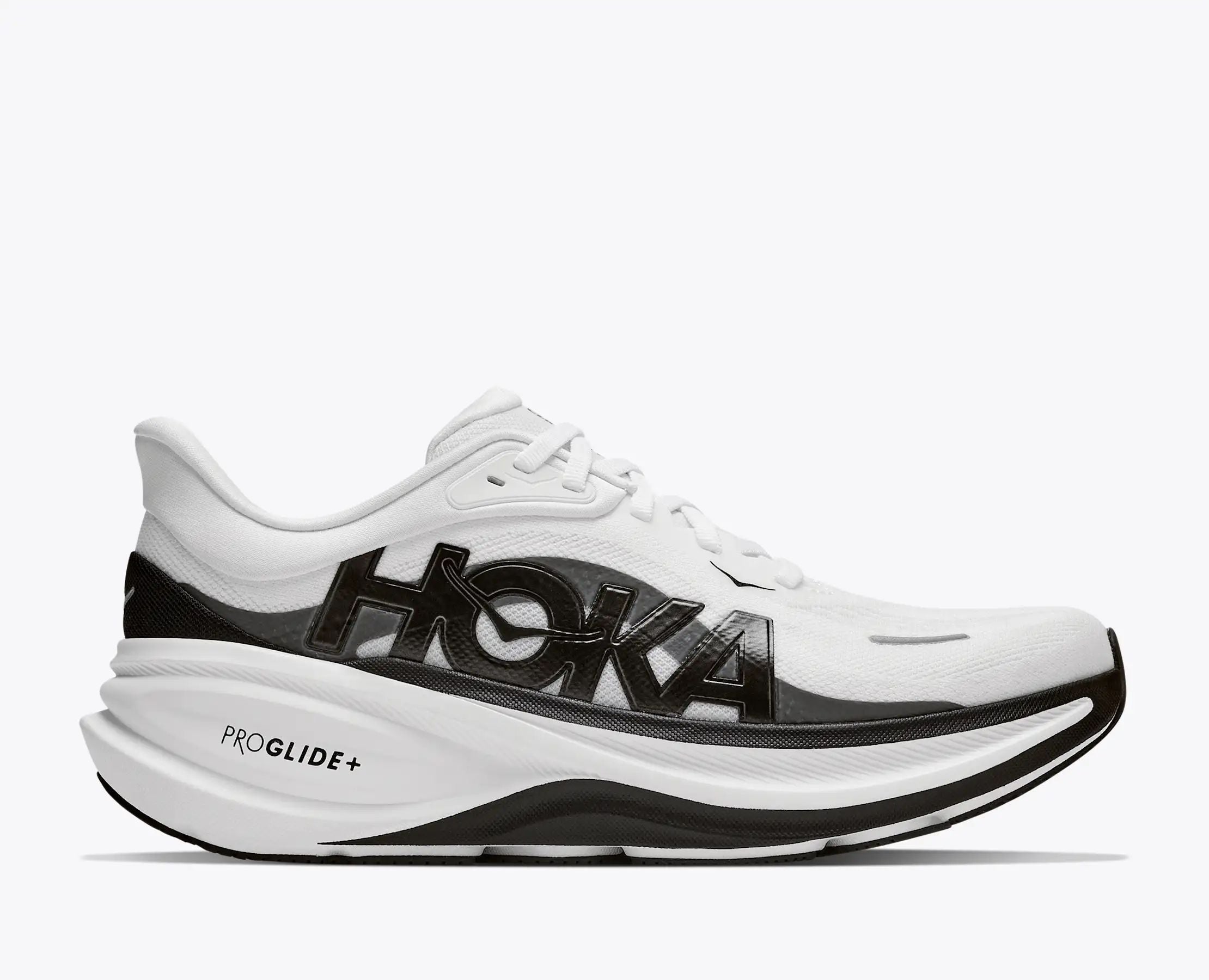 Hoka Pro Glide+ — White / Black