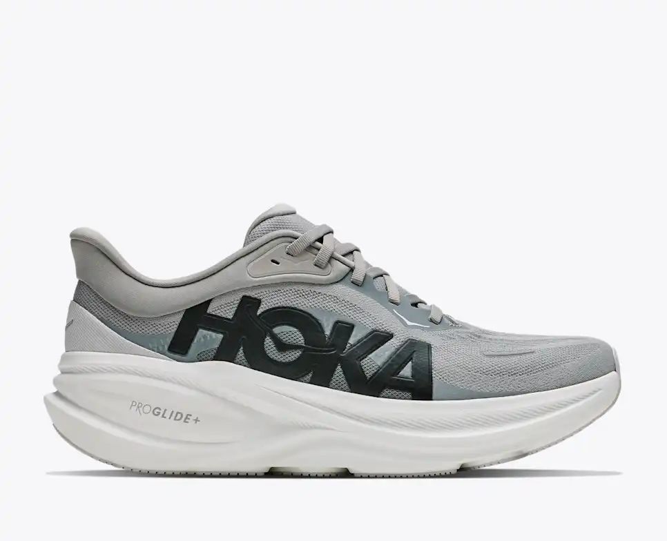Hoka Pro Glide+ — Gray / White