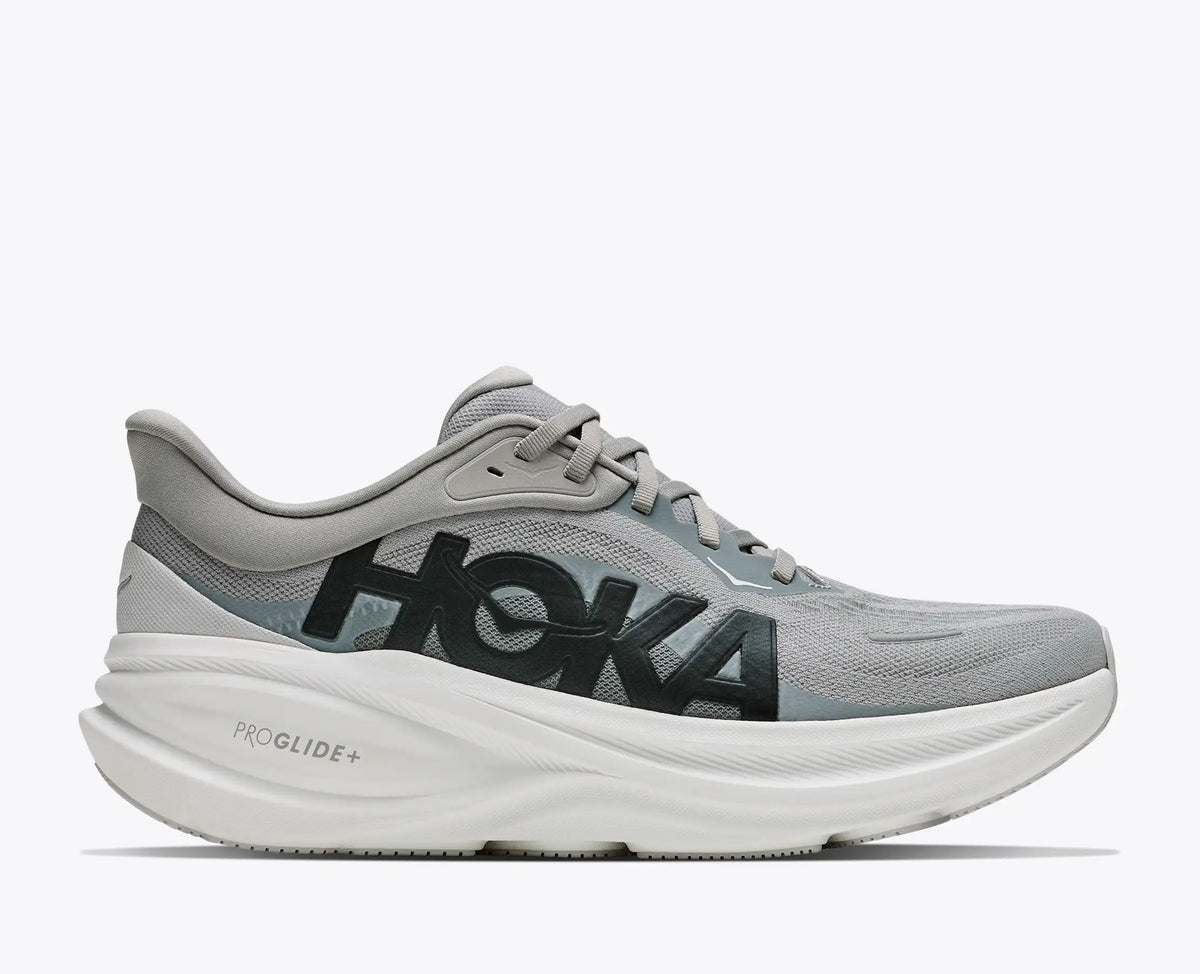 Hoka Pro Glide+ — Gray / White