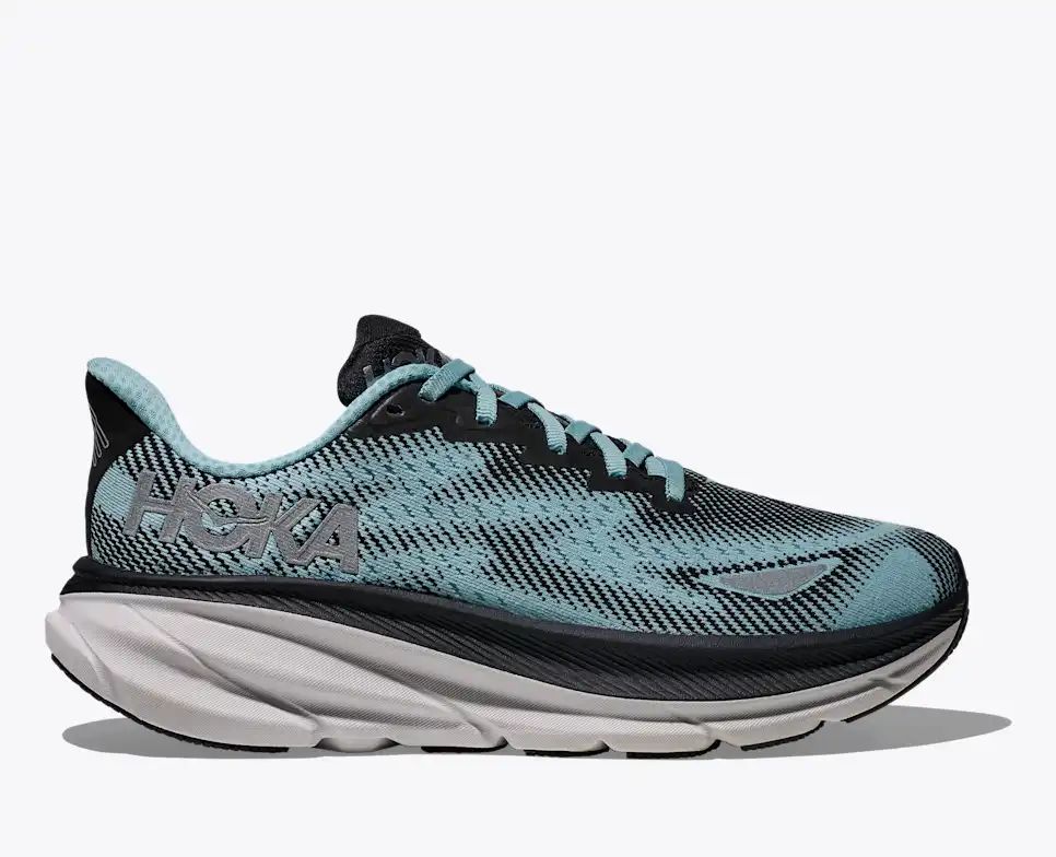 Hoka Clifton 9 GTX — Teal / Black