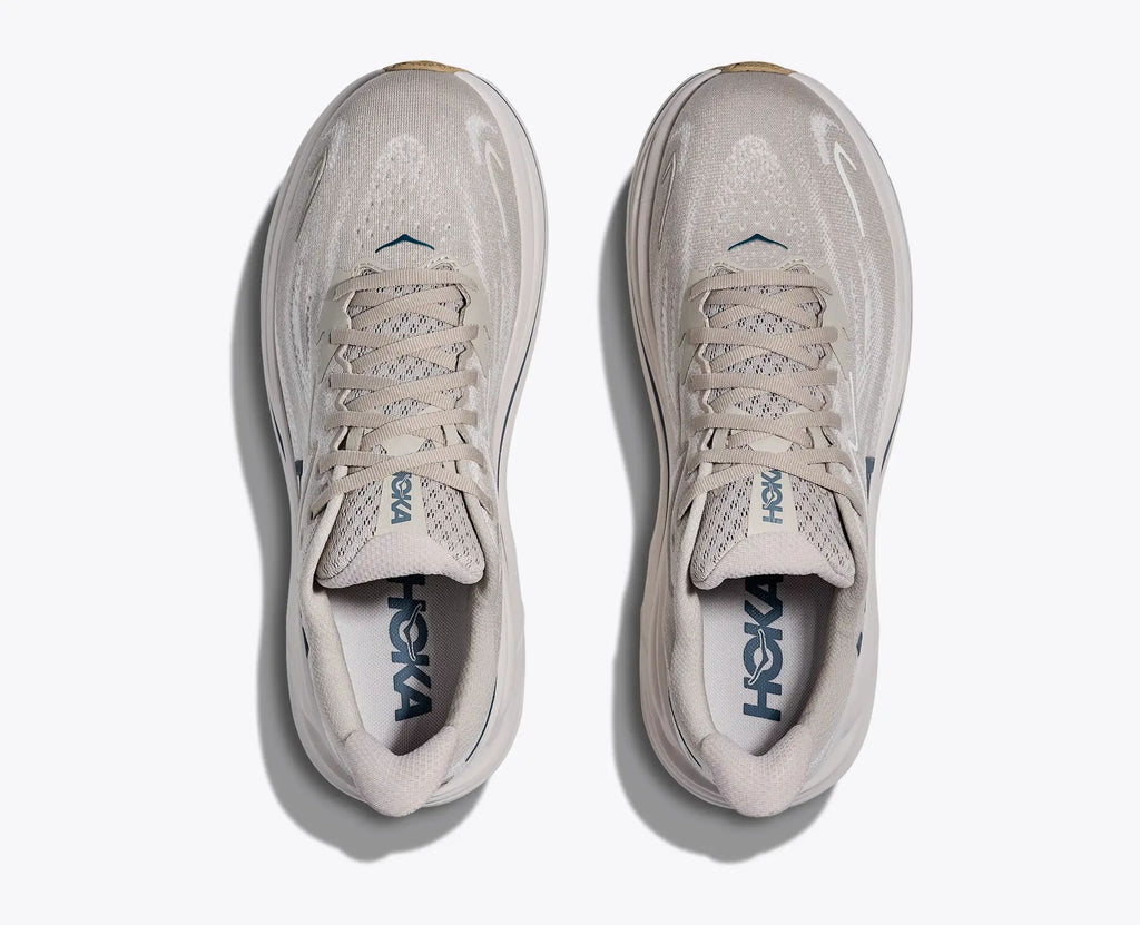 Hoka Clifton 10 — Beige / Dark Blue