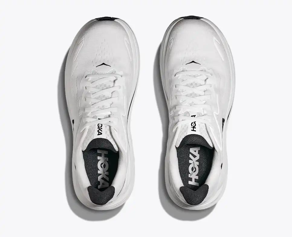 Hoka Clifton 10 — White / Black