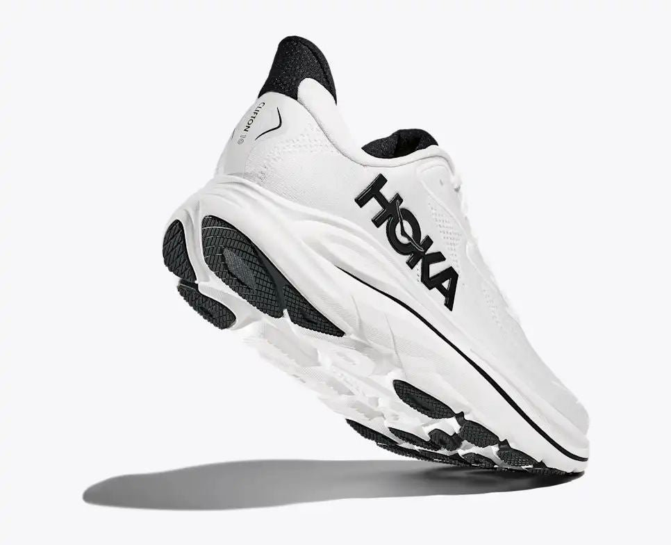 Hoka Clifton 10 — White / Black