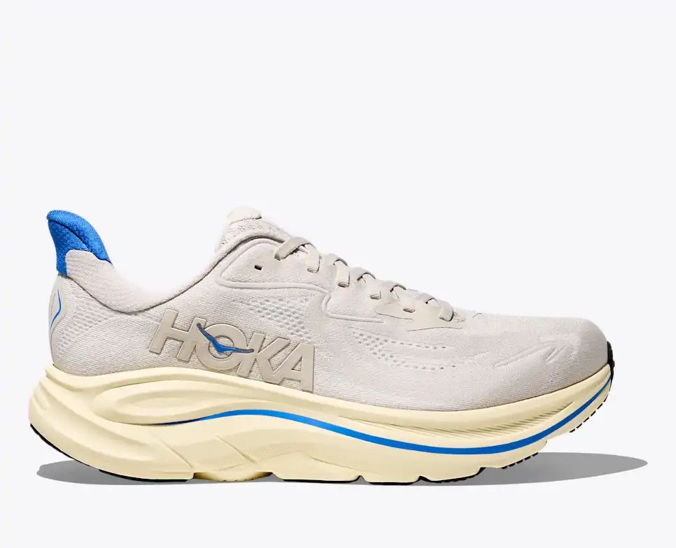 Hoka Clifton 10 — Off-White / Blue