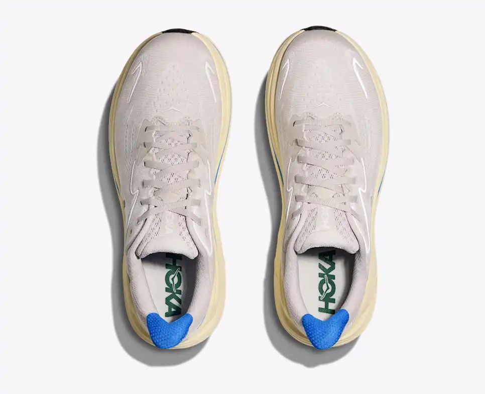 Hoka Clifton 10 — Off-White / Blue
