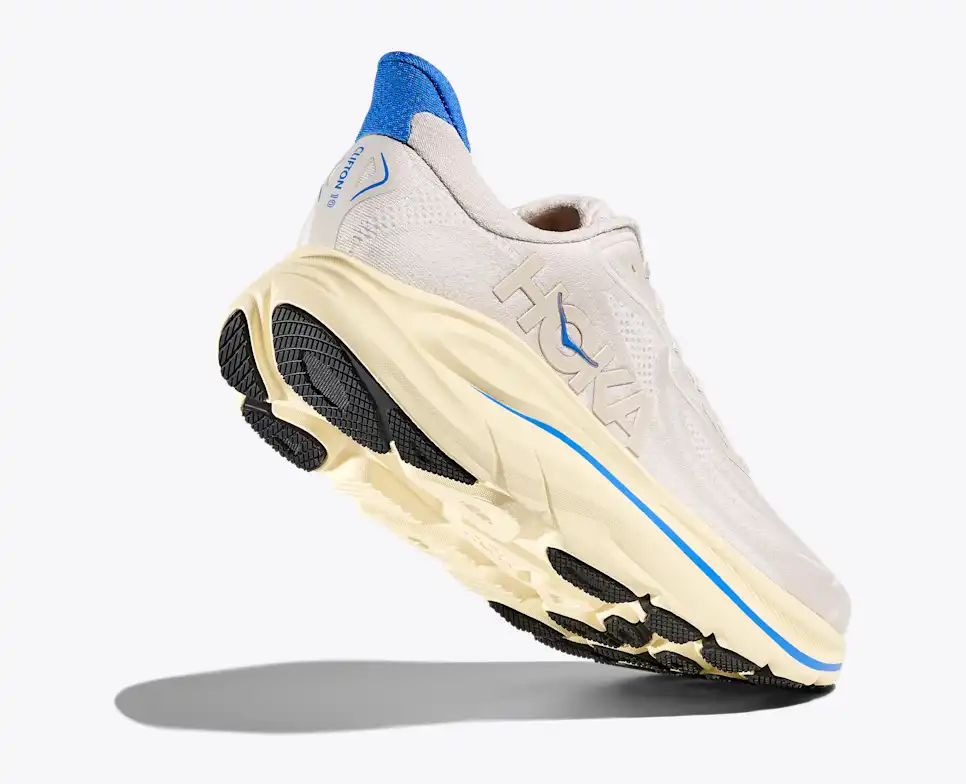Hoka Clifton 10 — Off-White / Blue
