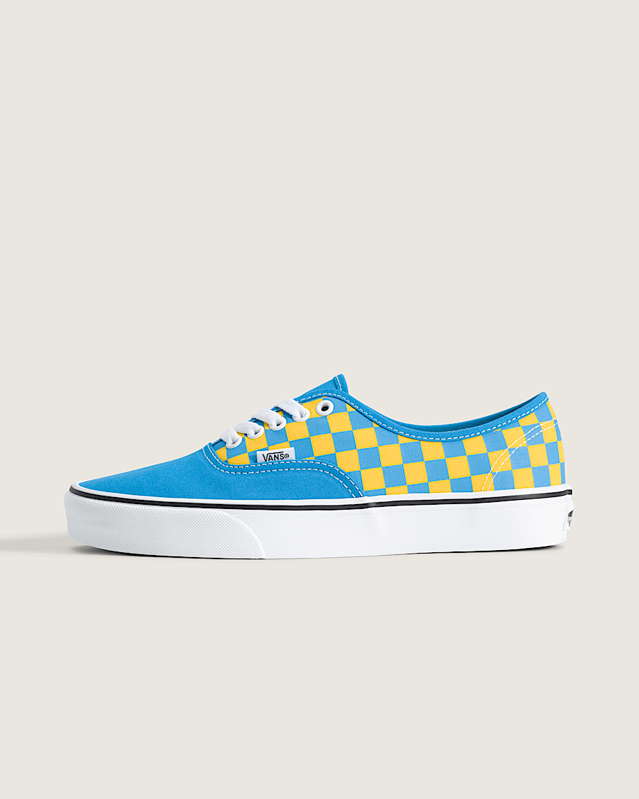 Vans Authentic Blue-Yellow Checkerboard