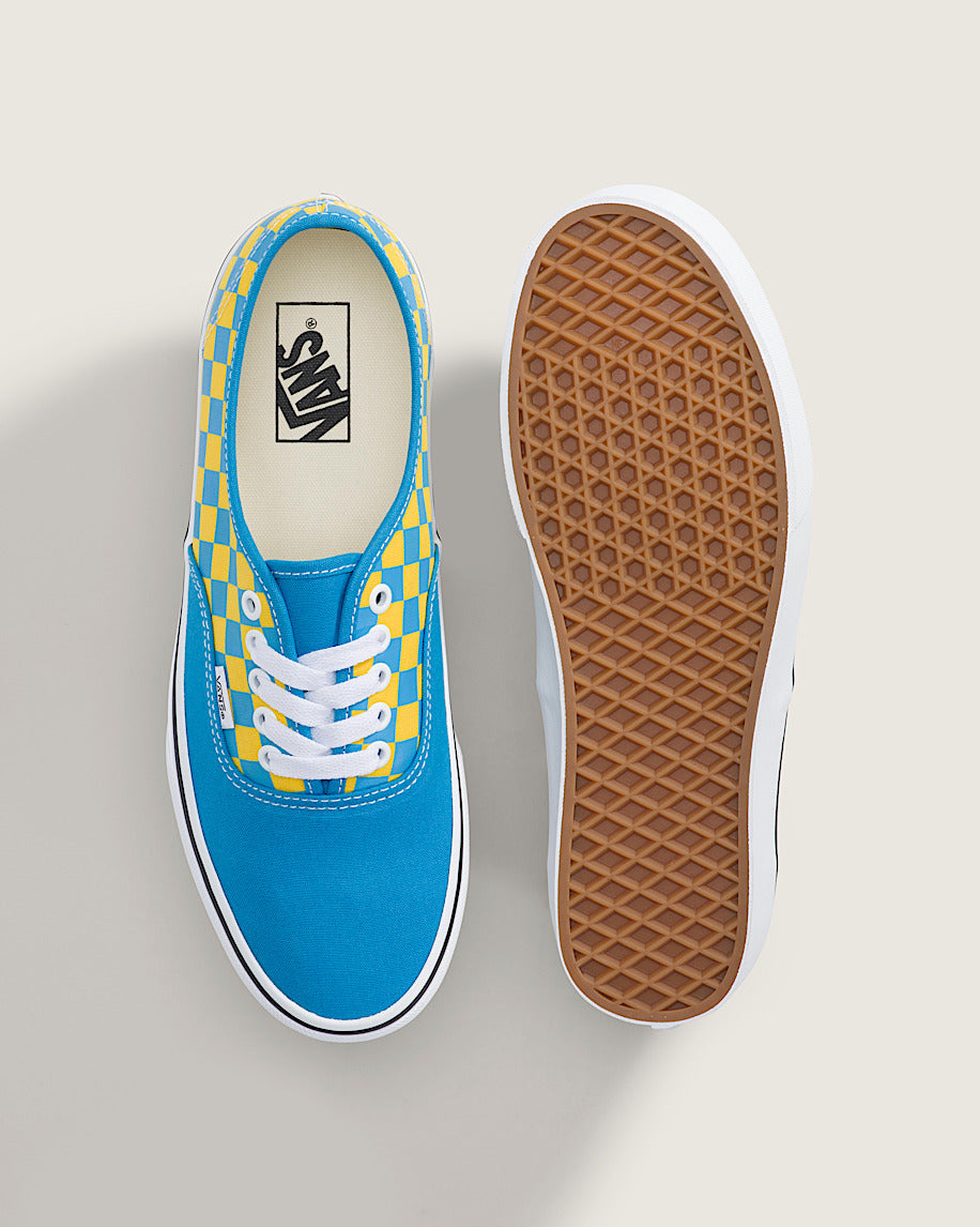 Vans Authentic Blue-Yellow Checkerboard