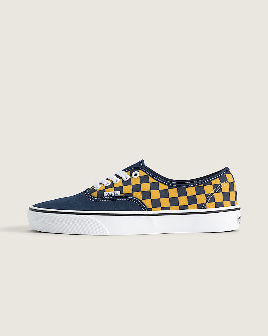 Vans Authentic Navy-Yellow Checkerboard
