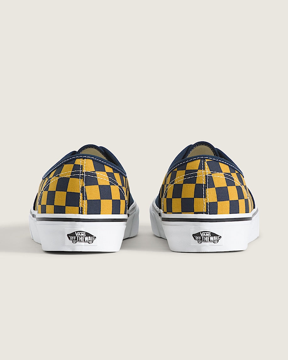 Vans Authentic Navy-Yellow Checkerboard