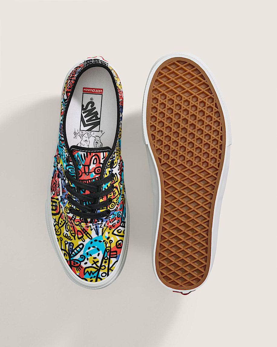 Vans Authentic Multicolor Graffiti Print