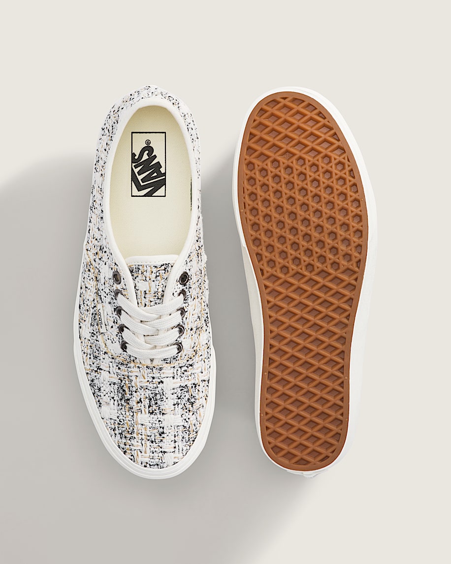 Vans Authentic White Black Tweed