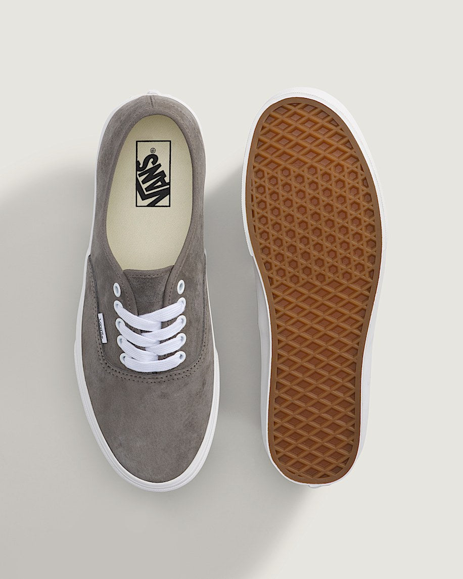 Vans Authentic Gray Suede White