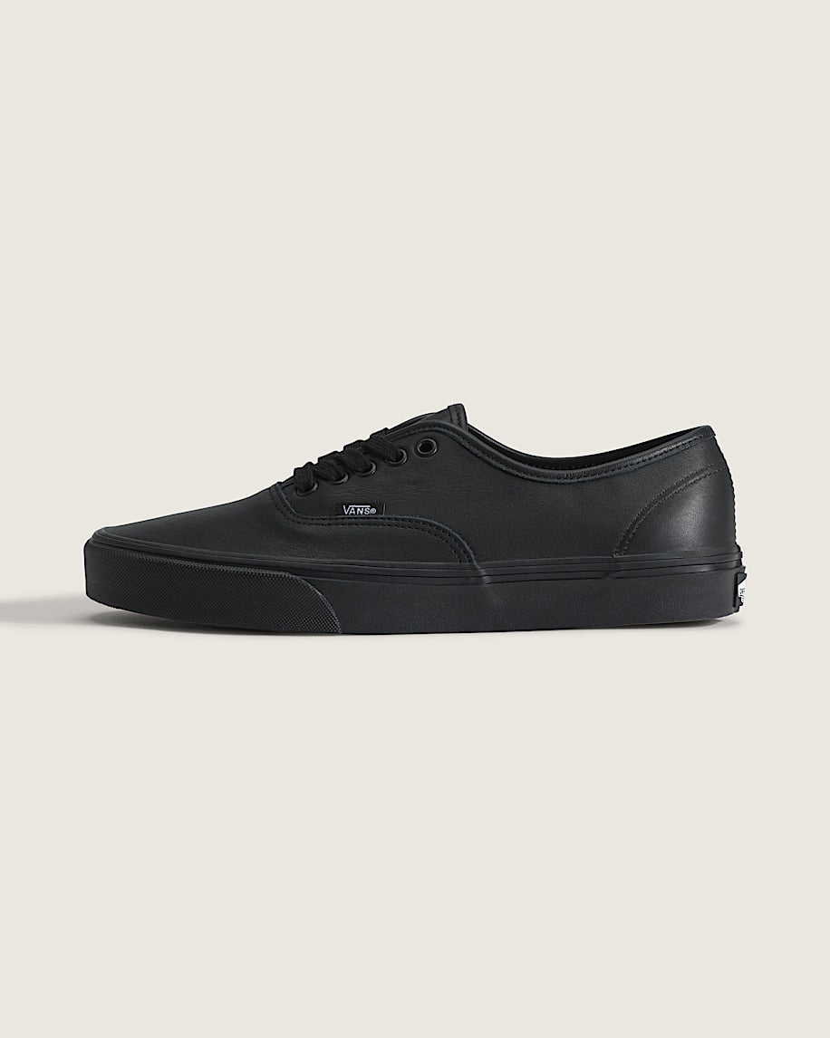 Vans Authentic Black Full Leather