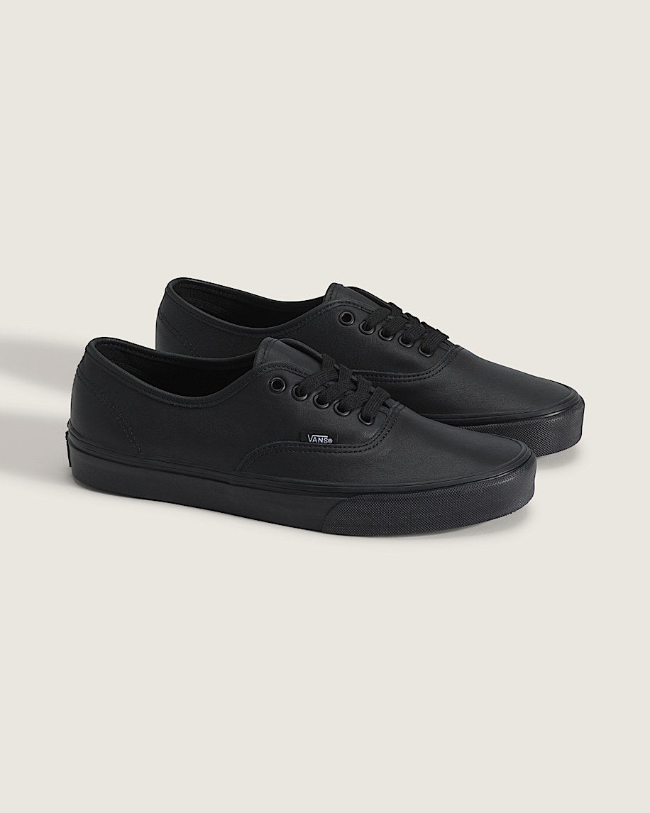 Vans Authentic Black Full Leather
