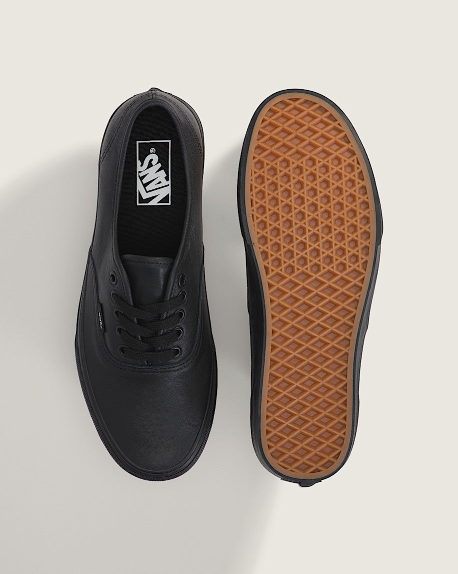 Vans Authentic Black Full Leather