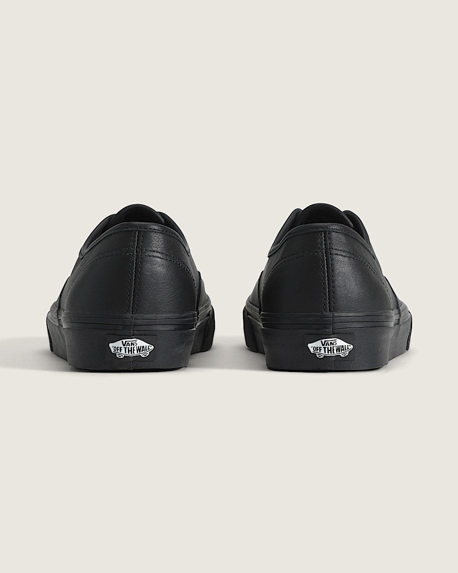 Vans Authentic Black Full Leather
