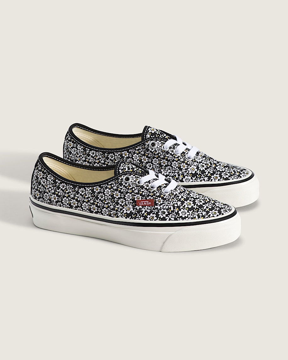 Vans Authentic Reissue 44 Black White Tiny Floral Print