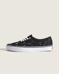 Vans Authentic Black Purple White Paint Splatter