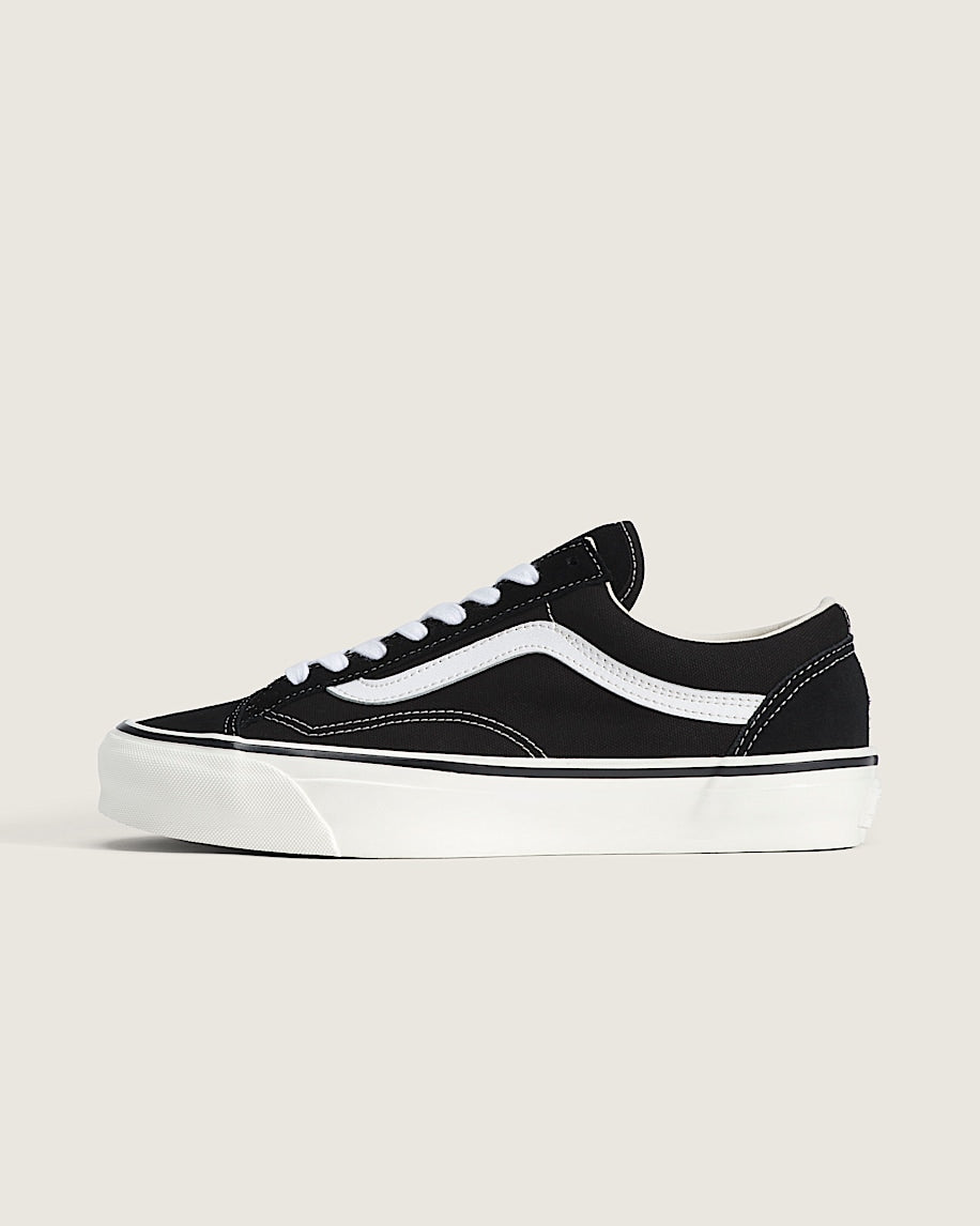 Vans Old Skool 36 Black White Off-White Midsole