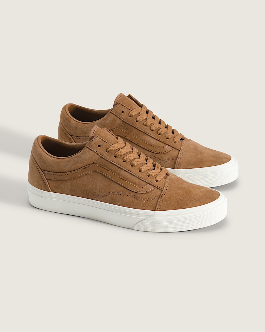 Vans Old Skool Brown Suede White Midsole
