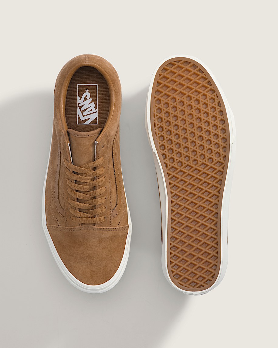 Vans Old Skool Brown Suede White Midsole