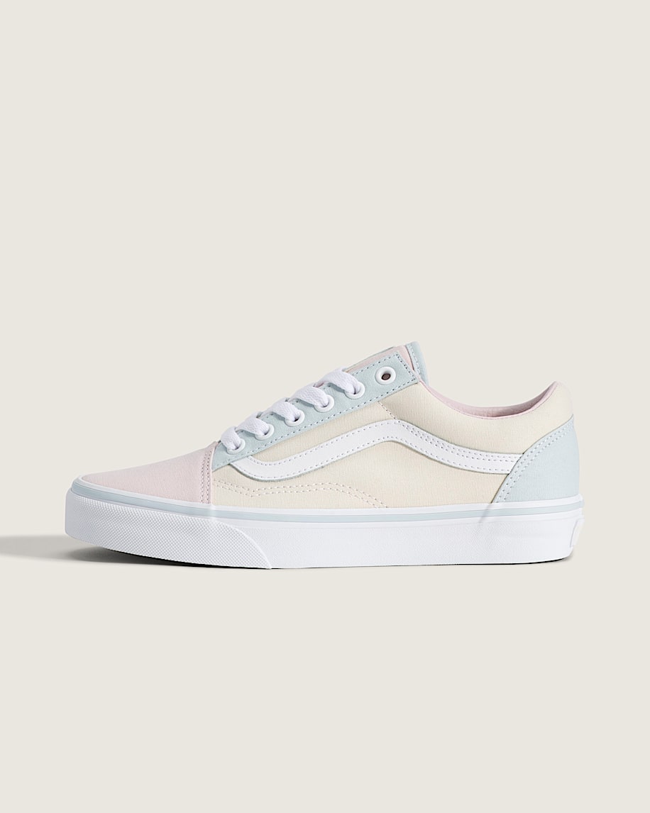 Vans Old Skool Pastel Pink Blue Color Block