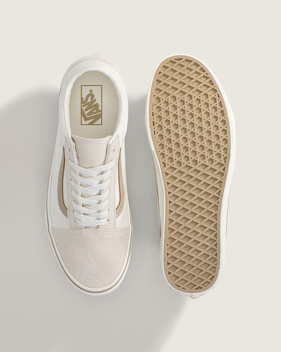 Vans Old Skool Off White Beige Suede