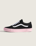 Vans Old Skool Black Upper Pink Outsole