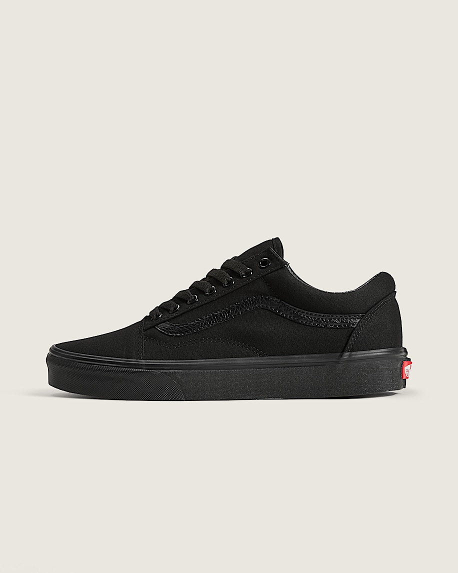 Vans Old Skool Full Black Snake Print Side Stripe