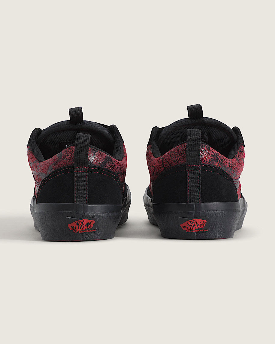 Vans Old Skool Black Red Floral Print