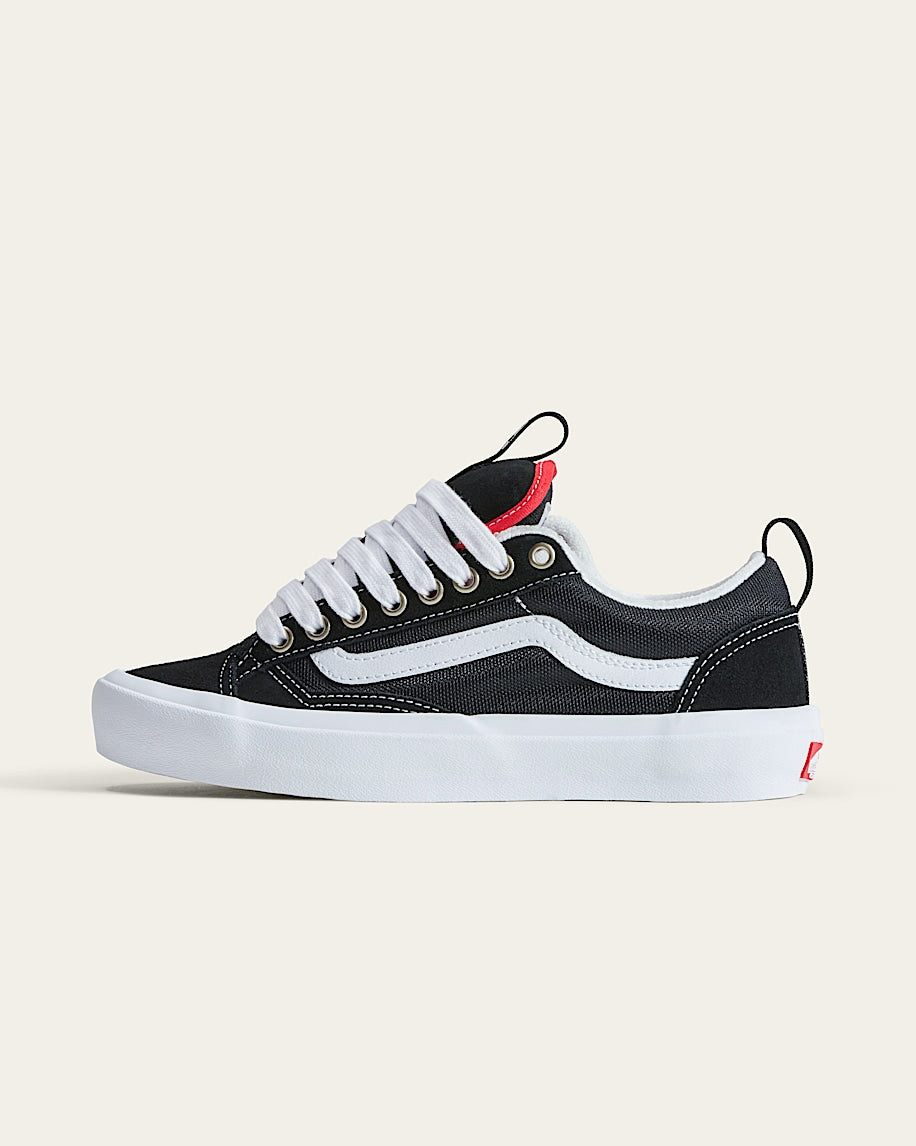 Vans Old Skool Black White Red Accent