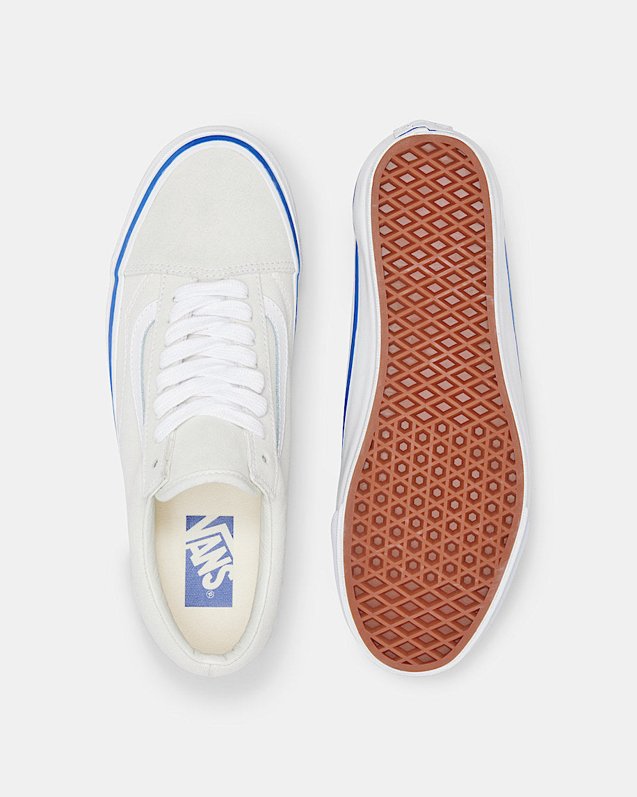 Vans Old Skool 36 DX White Blue Stripe