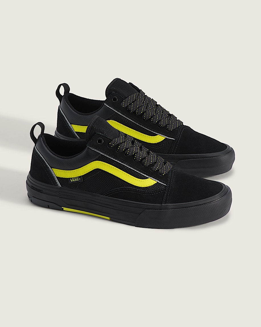 Vans Old Skool Skate Black Lime Yellow